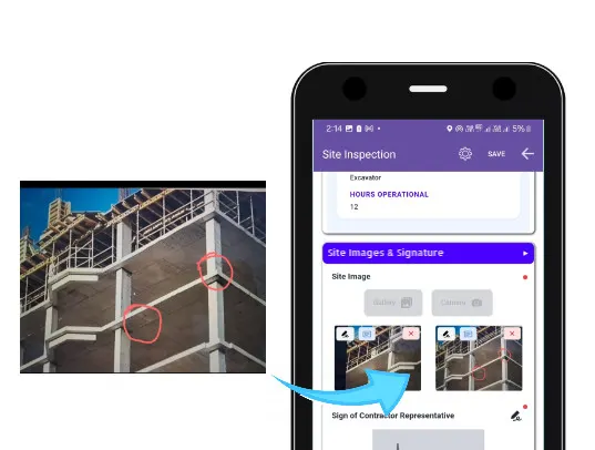 Image markup and annotation tools